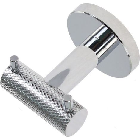 Cleafe - Appendino Doppio Gancio Per Accappatoio Asciugamani In Acciaio Accessori Bagno 87915 - (1/5)