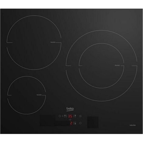 Induktionskochfeld - BEKO - 3 Kochzonen - 60 cm - Schwarz - HII63405MT