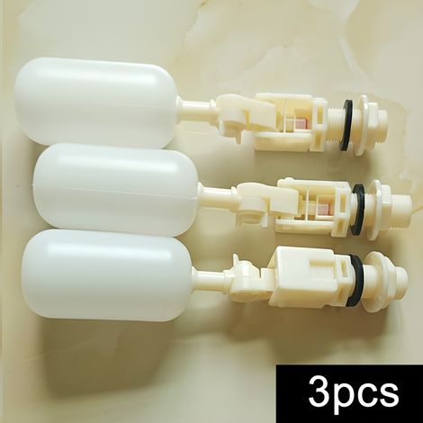 Bille flottante pour abreuvoir en acier inoxydable, stabilisateur de vanne de fontaine à eau pour animaux, pour chevaux, vaches, moutons, porcs et chiens - Automatique 1/2 pouce (1/4)