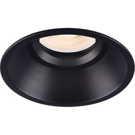 Coupelle Orientable Noire Sablée Ronde D83 pour Ampoule LED GU10 ZAMBELIS