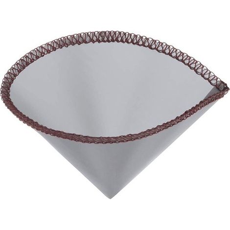 Set mit 3 wiederverwendbaren Edelstahl-Kaffeefiltern, tragbar, leicht zu reinigen, langlebig, papierlos für Filterkaffee (1/5)