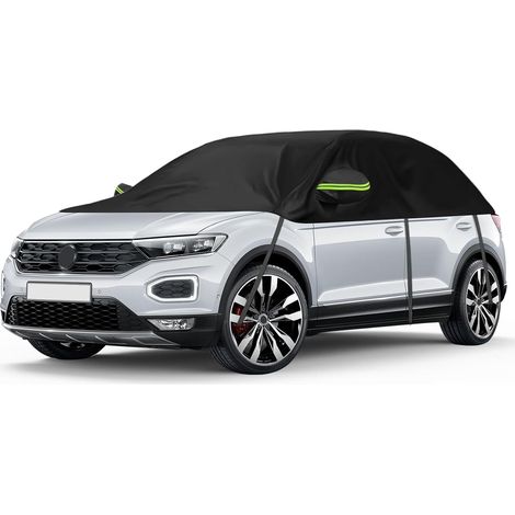 Housse de Voiture Remplacement pour Tiguan SWB T-Roc Captur, Universelle Demi-Housse de Voiture Résistante au Soleil, Demi-Bâche de Garage Résistante Aux UV pour Extérieur et Intérieur (1/5)