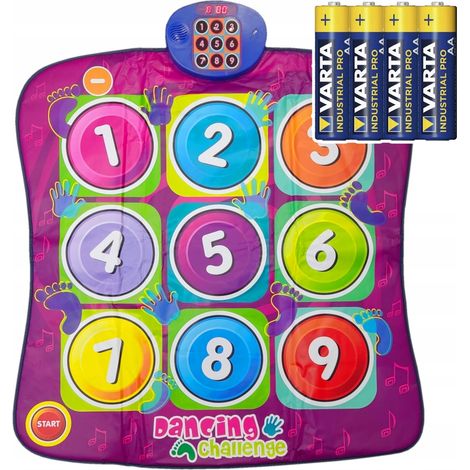 [PACZA] ALFOMBRA DE BAILE MUSICAL TWISTER 5 NIVELES GTU6 + Pilas AA (X148 + B17) X148B (1/5)