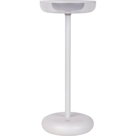 Naeve PASI Lampe LED d'extérieur portable rechargeable à intensité variable, blanche 2700 K, IP44, capteur tactile