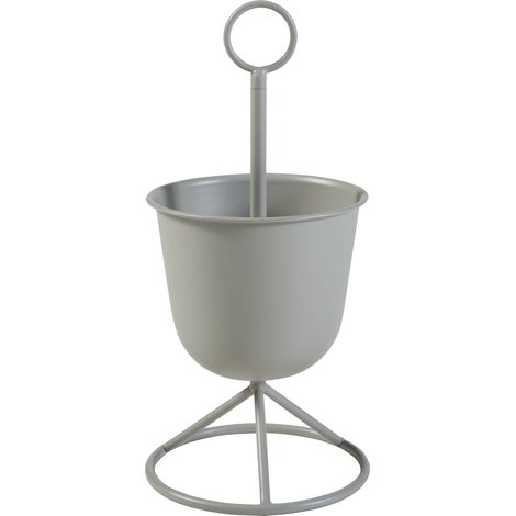 Portavasi da esterno 48 x 23 cm 1 fioriera beige 030010320