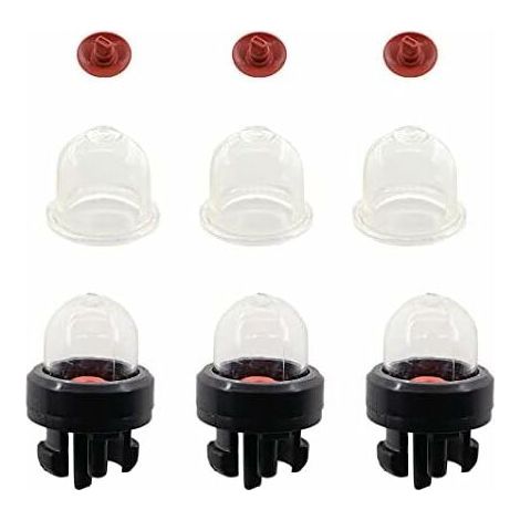 Lot de 3 Pompes d'Amorçage pour Tronçonneuses Stihl FS38, FS40, FS45, FS50, FS55, FS75, FS80, FS85, Compatible avec les Marques Ryobi, McCulloch et Husqvarna. (1/4)