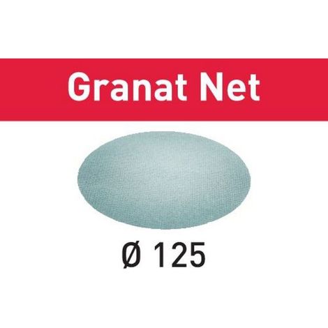Festool – Disque abrasif maillé 125mm P240 – Lot de 50 pièces – Aspiration efficace pour ponçage matériaux à fort dégagement de poussière – 203300 (1/5)