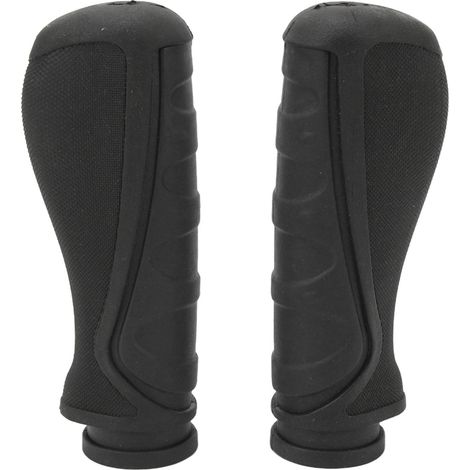 2 pièces Manchon Poignée Scooter Antidérapant Amorti, Housse Poignée Caoutchouc pour Trottinette Électrique SmartGyro Noir (1/5)