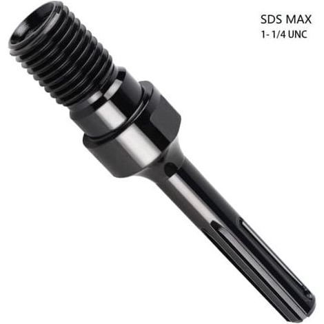 Adaptateur MAX PLUS pour Couronne de Forage Diamantée 1 1/4" UNC, Raccord de Carotteuse Béton 190mm, Mandrin de Perçage, 1 Pièce (1/5)