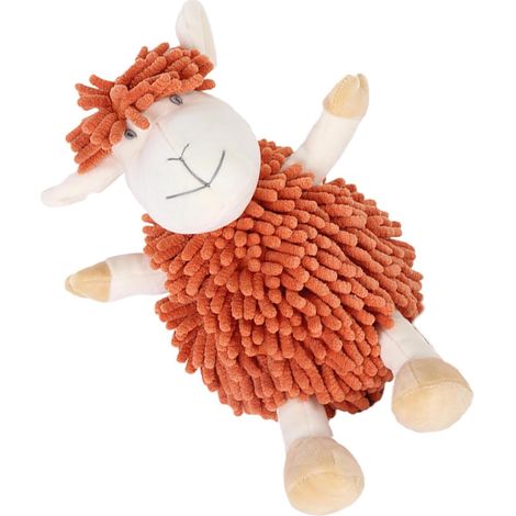 Essuie-Mains Polaire Peluche Animal Pour Salle De Bain Séchage Peluche Animale Mouton Doux Serviette Invité Pratique (1/5)