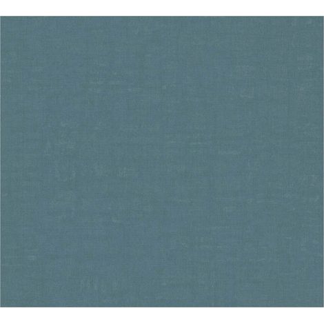 Unicolour wallpaper wall Profhome 387459 hot embossed non-woven wallpaper slightly textured unicoloured matt turquoise teal green blue 5.33 m2 (57 ft2) (1/5)
