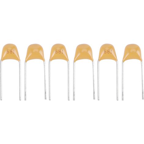 Condensateur céramique monolithique 1000 pièces 680pF 50V CC 10% pas 5,08 mm composant électronique (1/5)