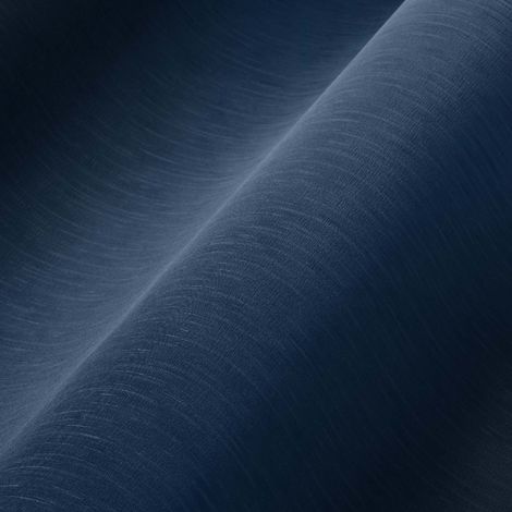 Papier peint intissé bleu marine Tapisserie effet textile gaufrage Papier peint minimaliste rayures verticales idéal pour chambre (1/3)