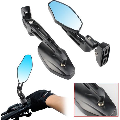 Modified motorcycle rearview mirror made of die-cast aluminum, sports car handlebar mirror, reversing mirror, reverse mirror, sports car handlebar mirror, reverse mirror, online sale (1/5)