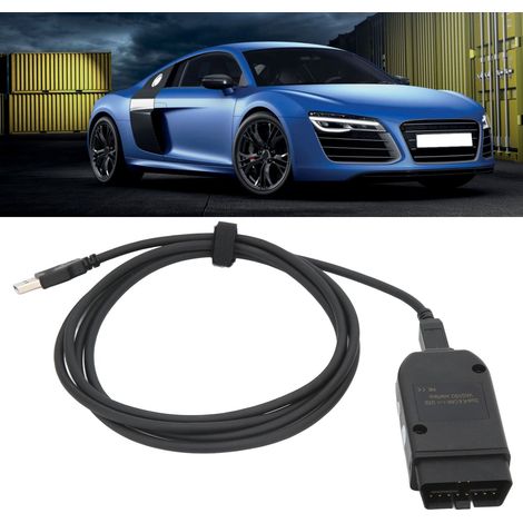 Détecteur de pannes automobiles VAGCOM V22.3 HEX V2 (2022) pour Volkswagen, Audi et Skoda (anglais + espagnol) (1/5)