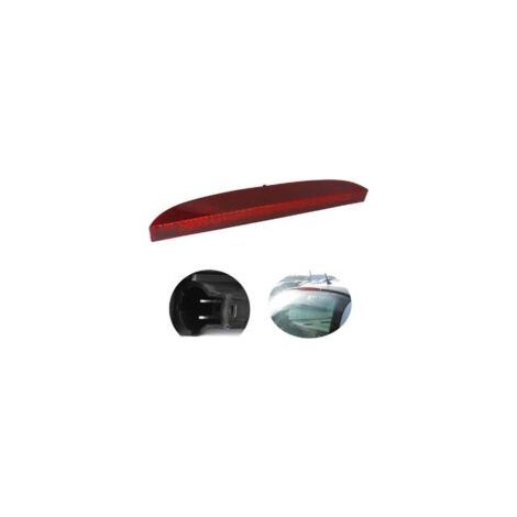 Pour Renault Clio 2 troisième feu stop, troisième feu stop arrière supérieur, applicable aux modèles Renault Clio II de 1998 à 2006, numéro de pièce 7700410753 (rouge). (1/2)