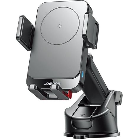 Support de téléphone de voiture avec chargeur à induction pour tableau de bord - noir