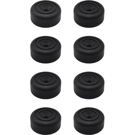 8 pièces Pieds de Meuble Ronds Ø 33 x H 13 mm Pieds d'armoire en Plastique Pieds pour Meubles Canapé Pieds . canapé. Chaise (1/4)