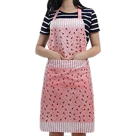 Tablier de cuisine pour femme avec poches, tablier élégant et séduisant pour femmes cuisinières, serveuses, pâtissières et serveuses de café. (1/3)