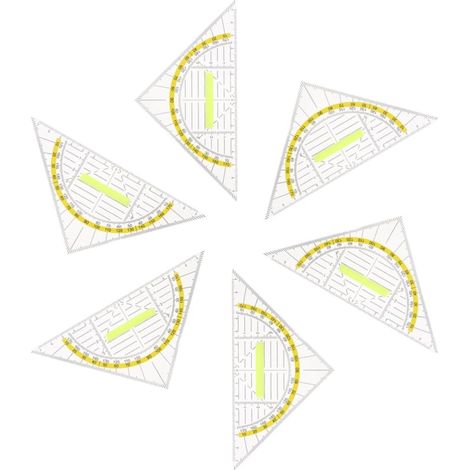 Ensemble de 6 équerres multifonctions en plastique PP pour le (1/5)