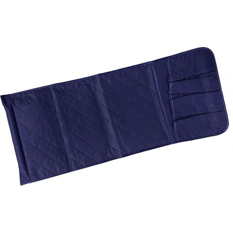 Sofa-Armlehnen-Organizer, seitliche Aufbewahrungstasche zum Aufhängen für Handy, TV-Fernbedienung, blau, 89 x 33 cm / 35 x 13 Zoll (1/5)