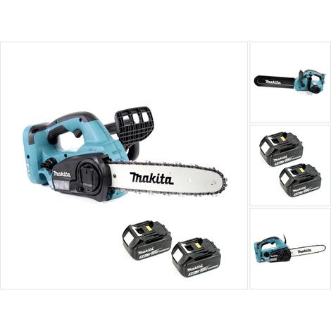Makita DUC 302 T2 Akku Kettensäge 36V 30cm + 2x Akkus 5,0Ah - ohne Ladegerät