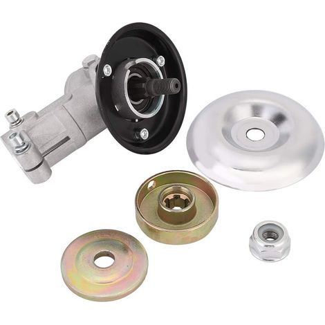 28 mm 9-Zahn-Trimmerkopf aus massivem Aluminium, kompatibel mit Rasenmähern. (1/5)