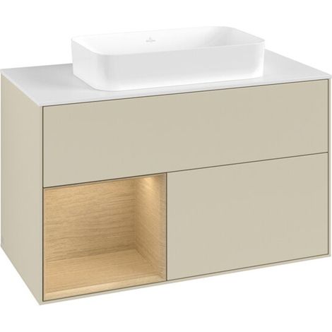 Villeroy & Boch F651PCHJ Meuble sous-lavabo Finion F65 (1/3)