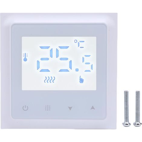 Thermostat numérique WiFi intelligent, Programmable, contrôle tactile, contrôleur de température pour la maison, rétro-éclairage blanc (1/5)