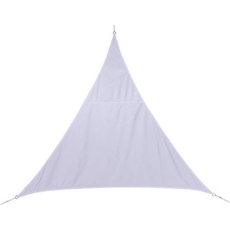 Tenda da Sole Triangolare 5x5x5 m in Tessuto Impermeabile - Colore: Grigio Tortora (1/2)