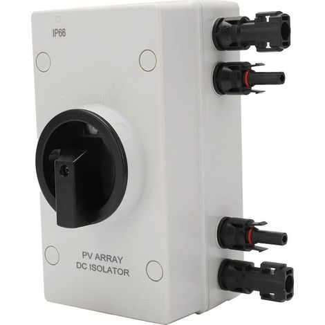 Interrupteur de Déconnexion Solaire Isolateur PV Interrupteur de Commande Intelligent IP66 Étanche DC 1000V 32A pour Système D'alimentation (1/4)