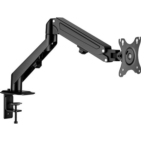 Wiltec Soporte de monitor con resorte de gas monitor de 17-27" soporte escritorio VESA 75x75/100x100