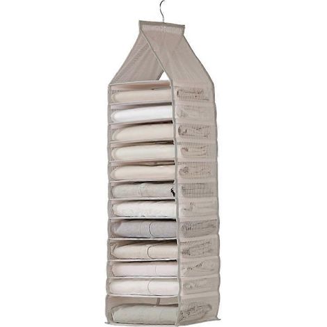 Sac de rangement suspendu en filet pour vêtements et pantalons - Rangement pour vêtements et pantalons - Accessoire de rangement pour la maison (1/5)