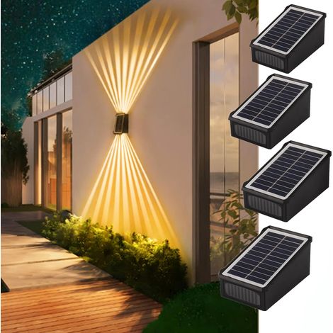 2 Pièces 8LED Lumière de Jardin Solaire, Lampes Solaires Lucioles Coloré Etanche IP65, Lumière Oscillante Lumières Solaire Firefly Extérieur Décoratives pour Allée Terrasse, Jardin, Patio