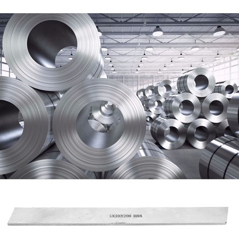 HSS-Drehwerkzeug aus Schnellarbeitsstahl, quadratischer weißer Stahlstab (3 20 200 mm) (1/5)