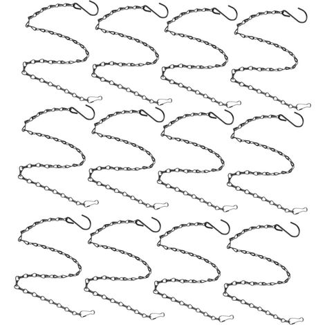 12stücke Eisen Hängekorbkette Mit Haken Ersatz