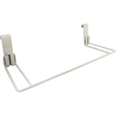 Barre pour sèche serviette Blanche - pour tube Plat 36 cm (1/3)