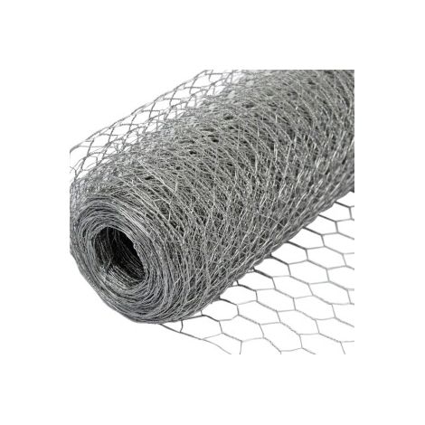 WURKO enrejado 25x07 60 cm triple torsion galv , Enrejado de triple torsión, galvanizadoTamaño: 25 x 0,7 mmRollo de 50 m60 cm de altoMedidas del hexágono 25 mmG