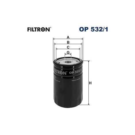 Ölfilter OP532/1 Filtron