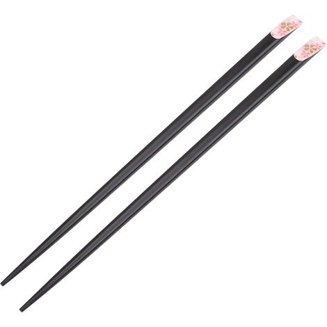 Baguettes spéciales en forme de clou de cerisier, baguettes de style japonais, antidérapantes, baguettes en bois à motifs floraux écologiques pour un usage domestique. (1/5)