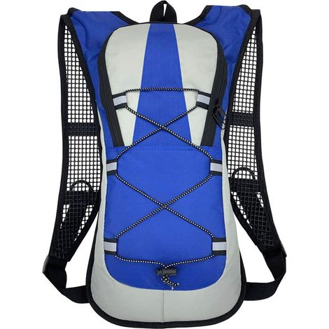 1 Sac à dos d'hydratation, réservoir d'eau 5L, nylon léger, système aéré, pour cyclisme (1/5)