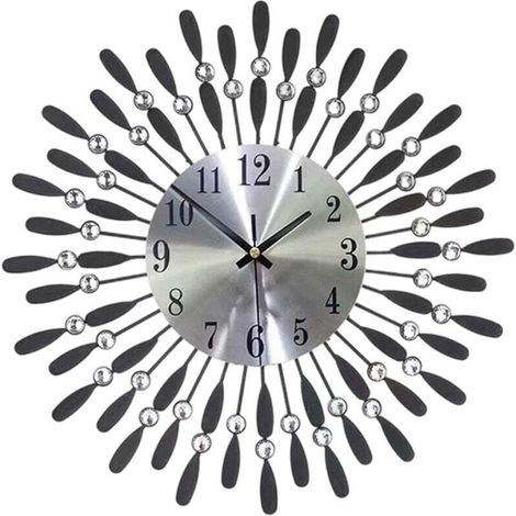 Horloge Murale Moderne de Luxe - Grande Montre Décorative pour Bureau ou Maison (1/4)