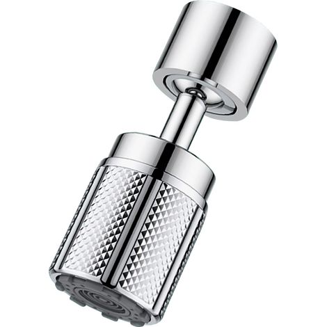 Embout Robinet Cuisine Chromé 360° - Économiseur d’eau 3 modes pulvérisation, 6 adaptateurs filetages M20 M22 M24 G1/2 F20 F22 F24