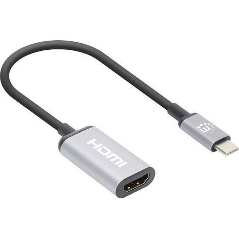 Manhattan USB 2.0 Adaptateur [1x USB-C® mâle - 1x HDMI femelle] 4K@60Hz USB-C to HDMI-Adapter 15 cm (1/5)