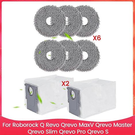 Wischmopp-Staubbeutel für Roborock Q Revo, Qrevo MaxV, Qrevo Master, Qrevo Slim, Qrevo Pro, Qrevo S – Ersatzteile (1/5)
