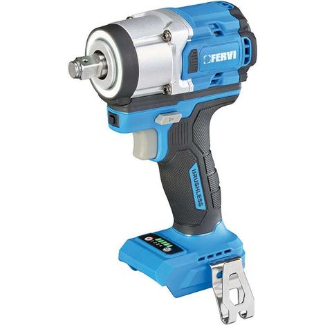 FERVI Avvitatore a Impulsi 550Nm con Motore Brushless - 1/2'' - LED