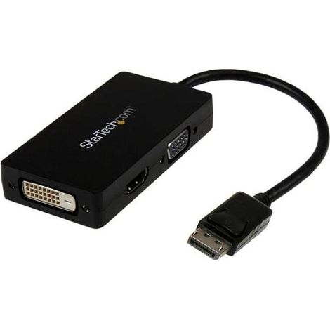 StarTech.com DP2VGDVHD - Adaptateur DisplayPort vers DVI + VGA + HDMI