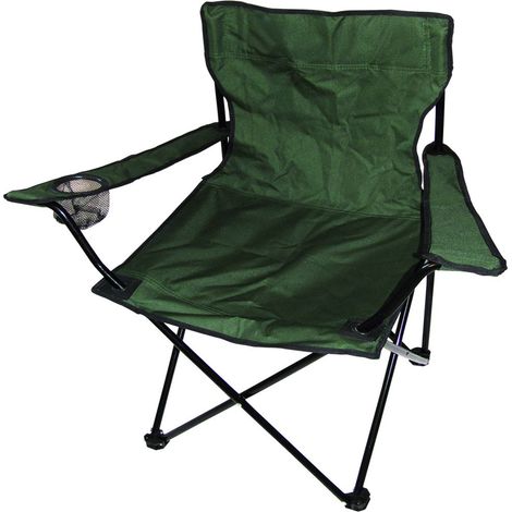 Chaise de pêche pliante avec porte-gobelet et sac de transport inclus, siège de pêcheur portable pour extérieur, camping et randonnée