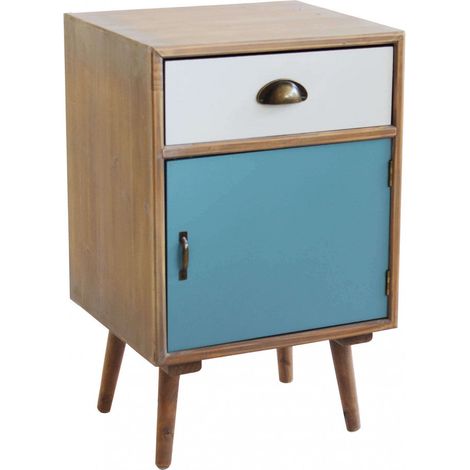 Mobiletto Calgary 40x36,5x64 h cm in Legno Multicolor