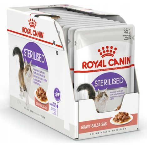 Royal Canin Cat Sterilised in Salsa  - Royal Canin Cat Sterilised in Salsa - Bustina Da 85 Gr